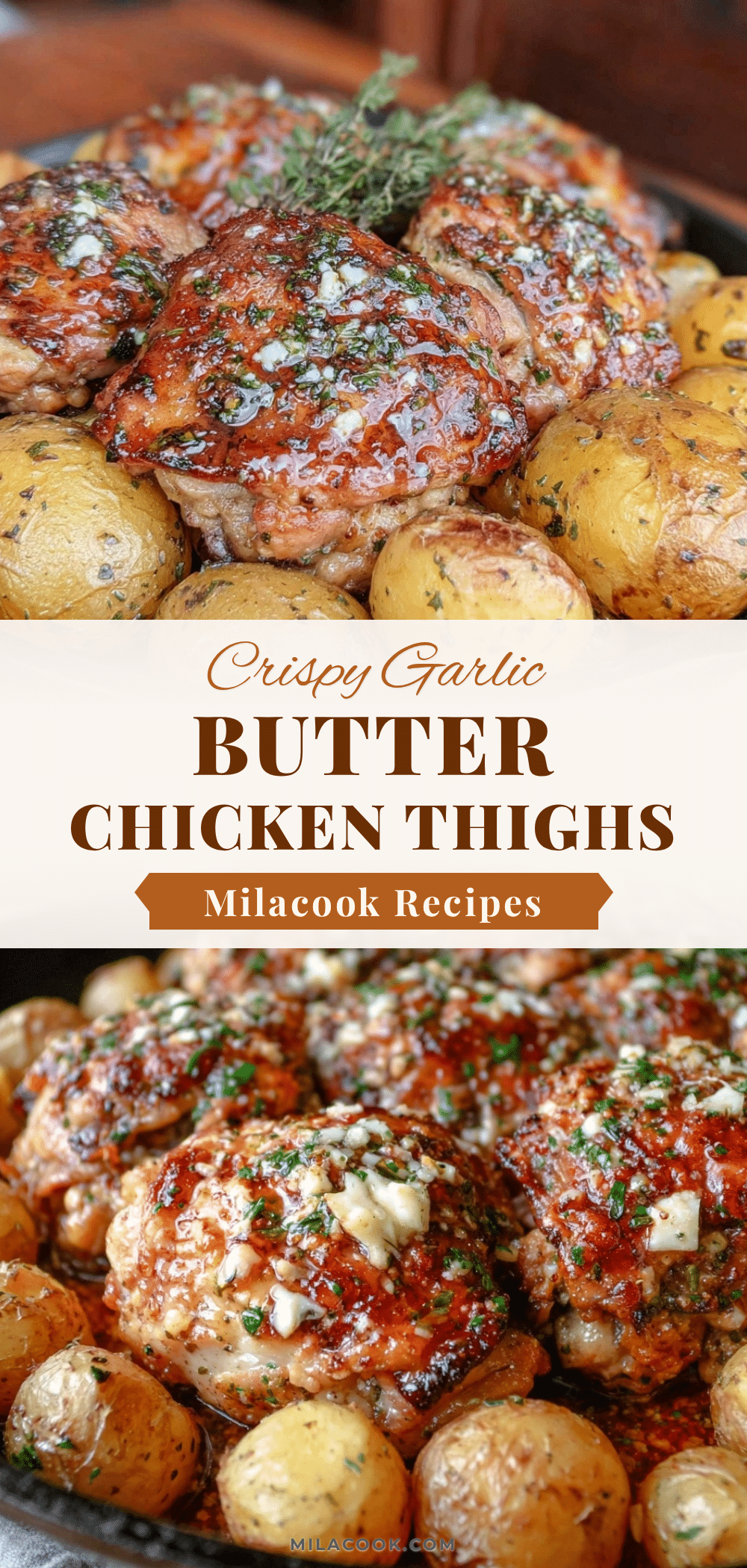 garlic butter chicken thighs recipe