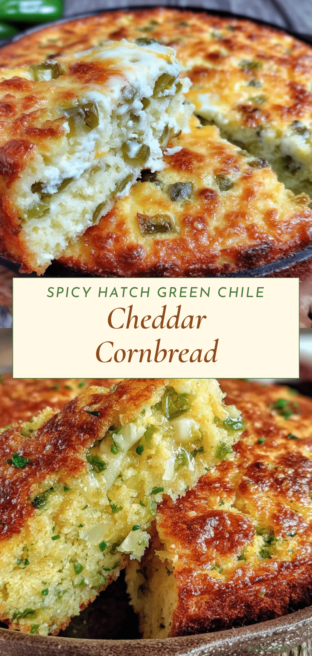 hatch green chile cheddar cornbread recipe
