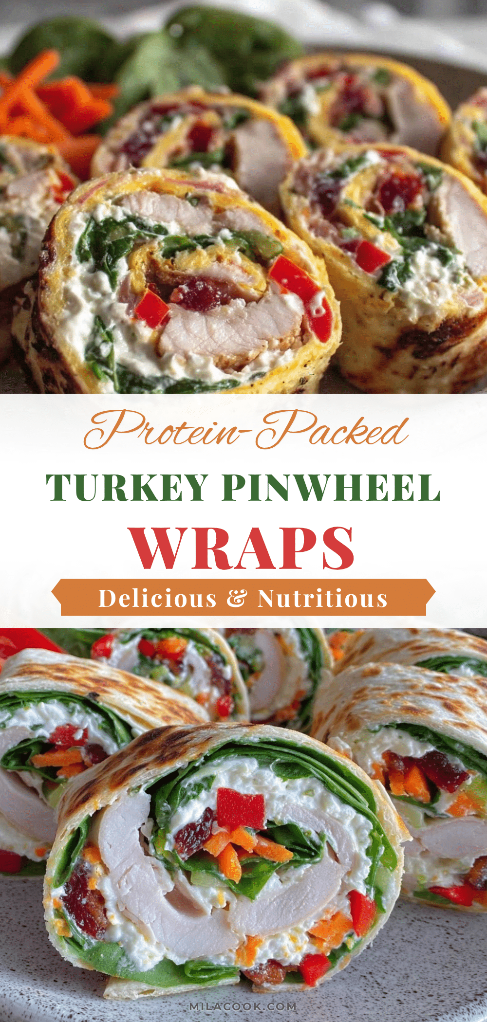 healthy high protein turkey pinwheel wraps recipe