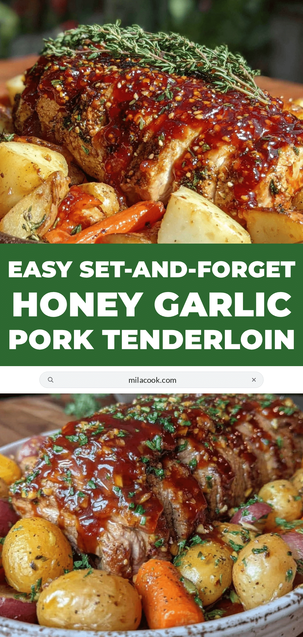 honey garlic pork tenderloin recipe