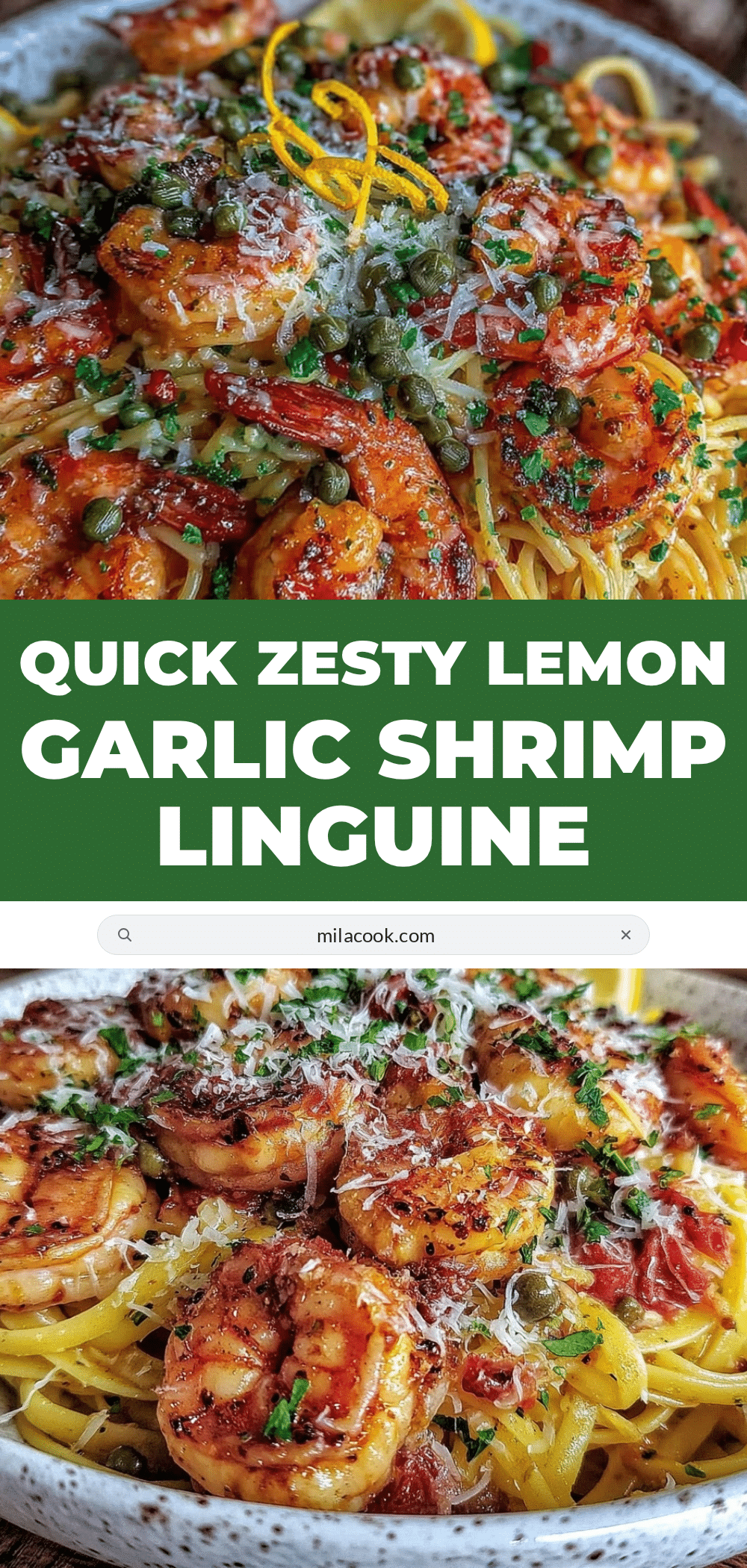 lemon garlic shrimp linguine recipe