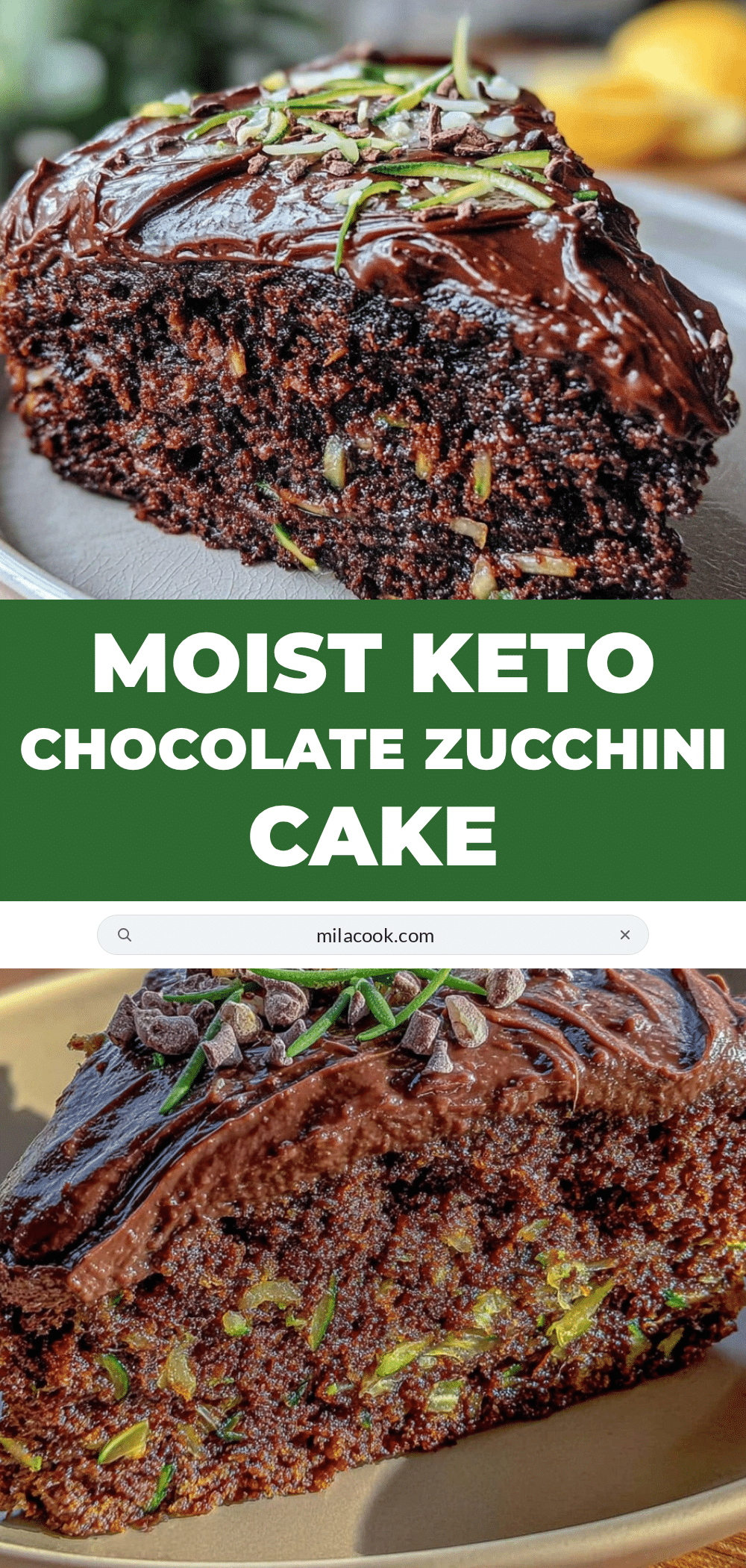 moist keto chocolate zucchini cake recipe
