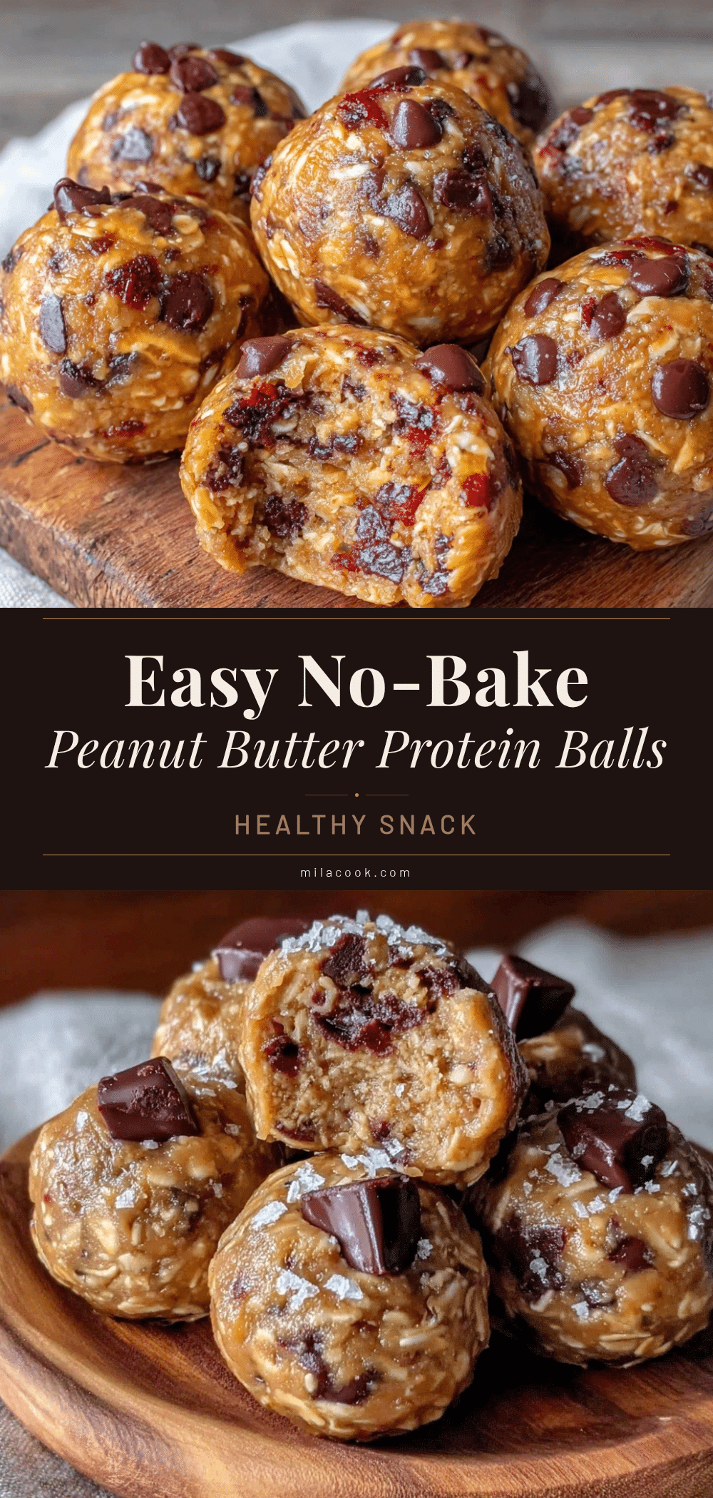no bake peanut butter protein balls recipe