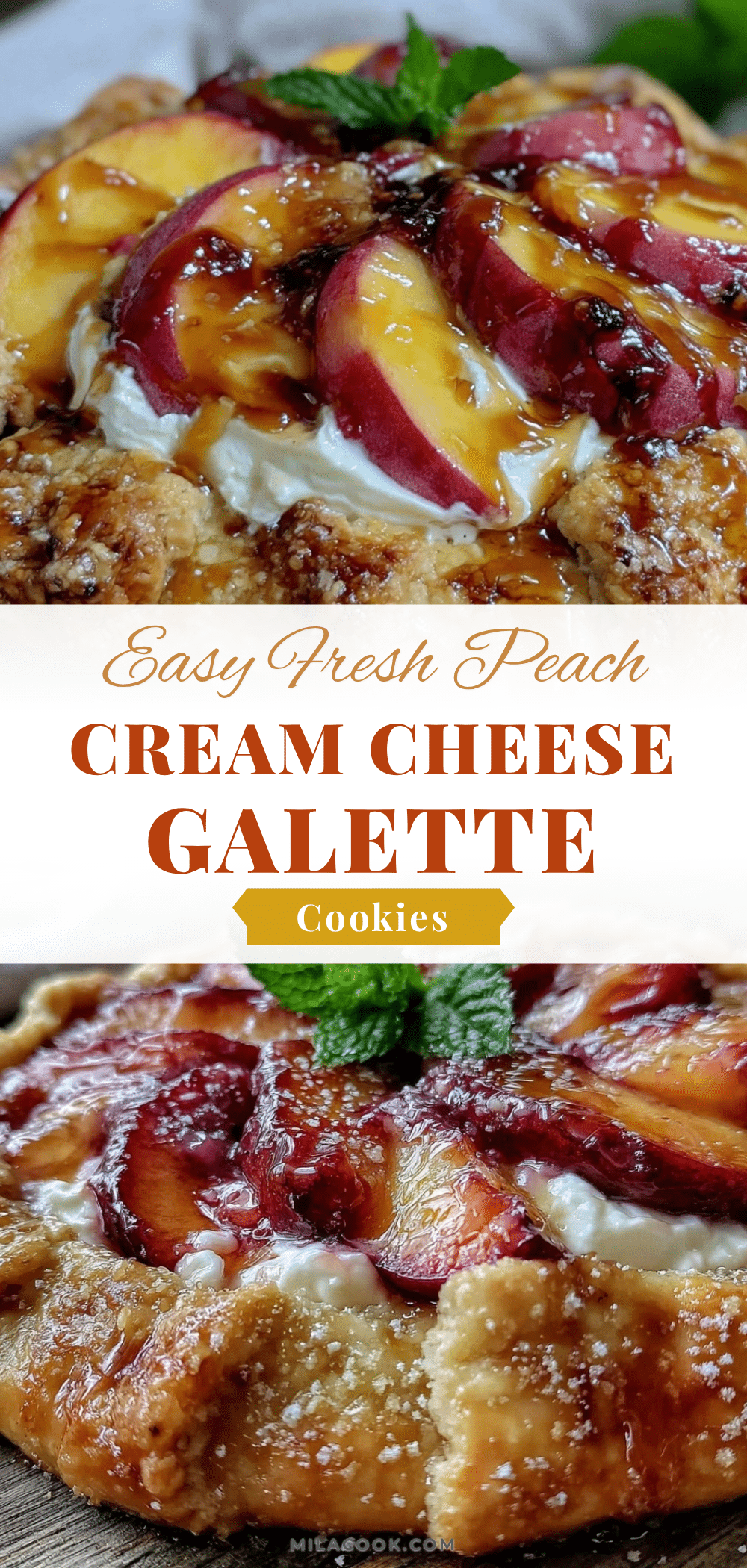 peach cream cheese galette recipe