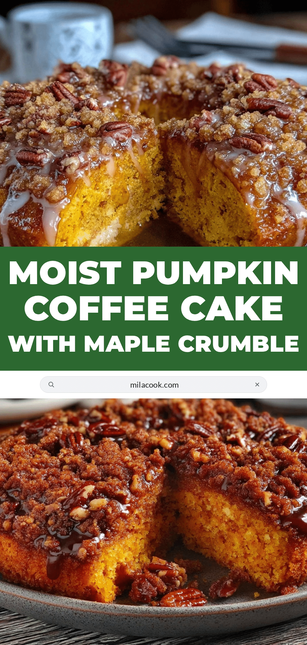 pumpkin coffee cake recipe