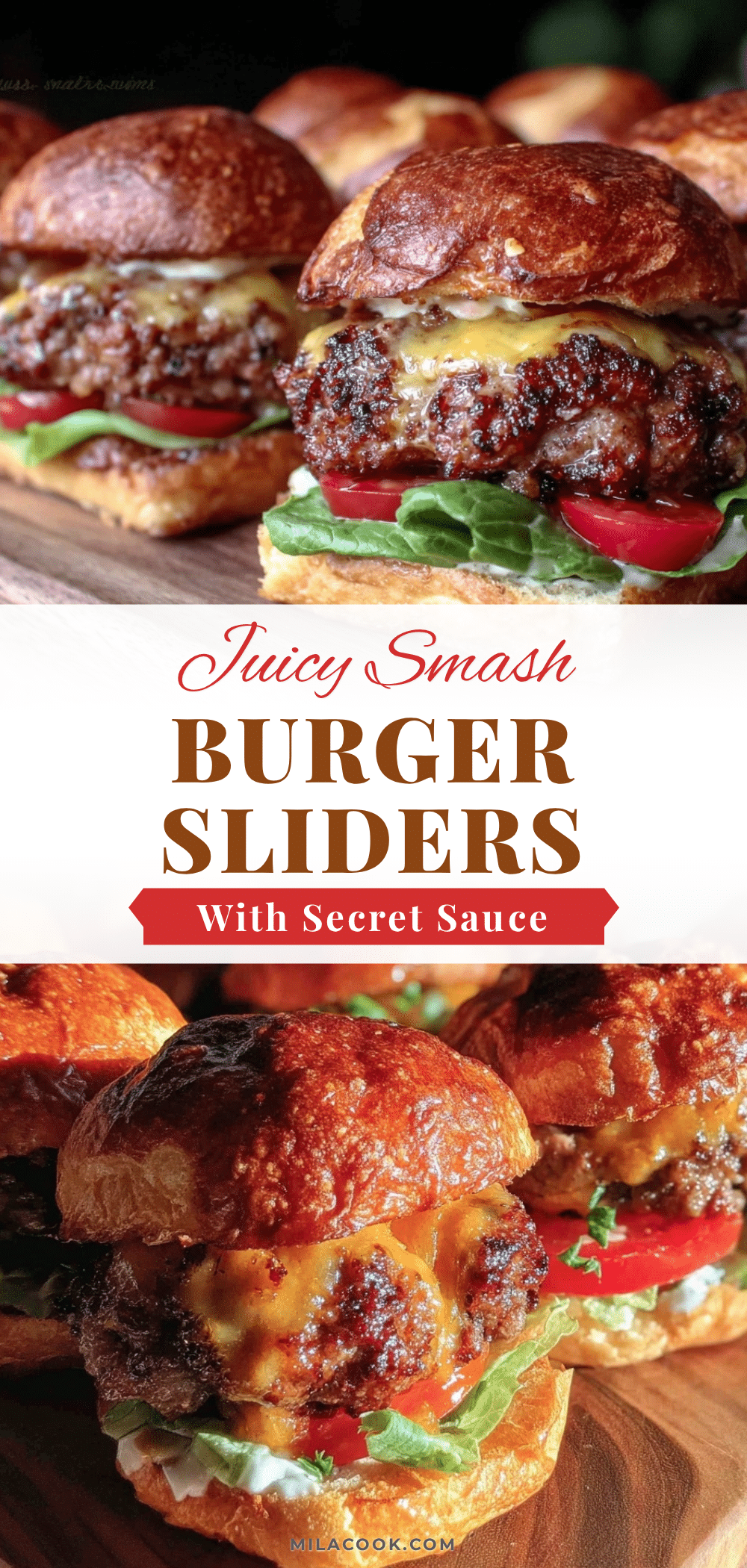 savory smash burger sliders recipe