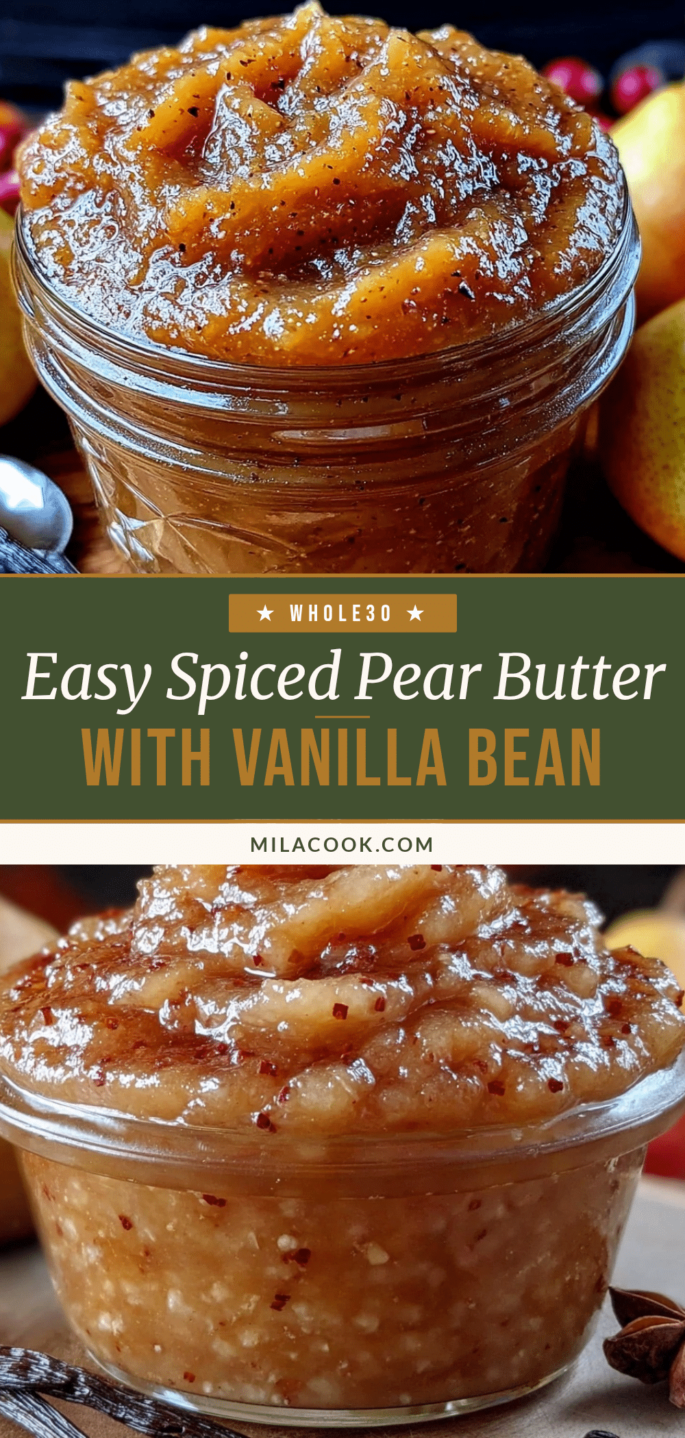 spiced pear butter recipe