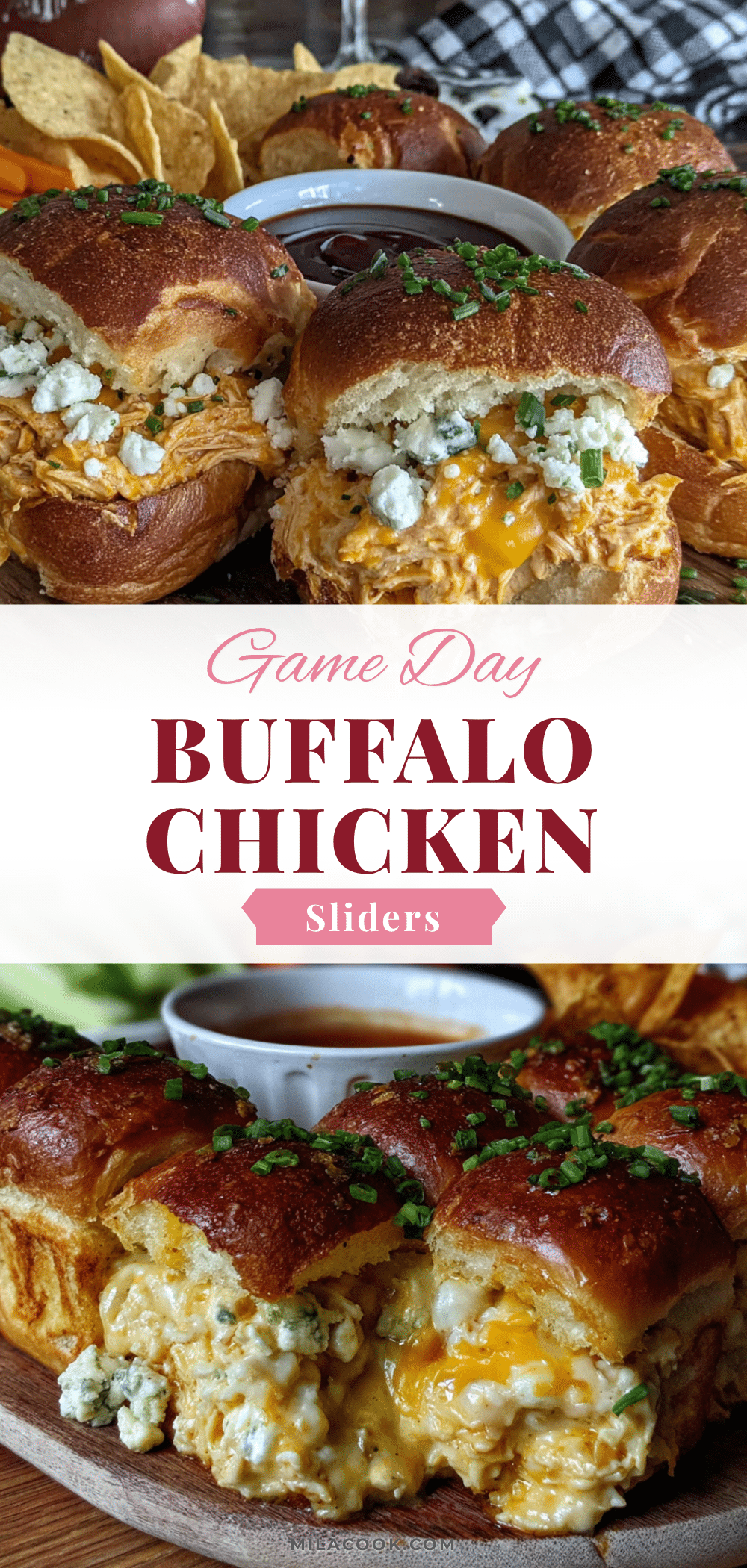 buffalo chicken dip sliders recipe