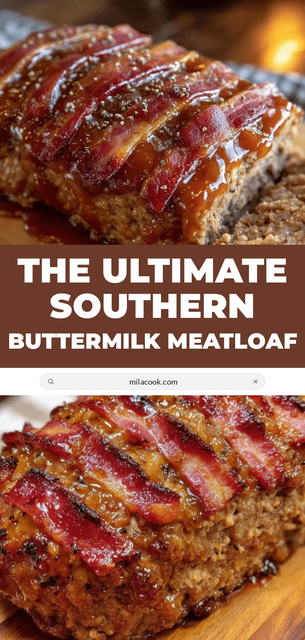 classic southern buttermilk meatloaf with brown sugar glaze recipe