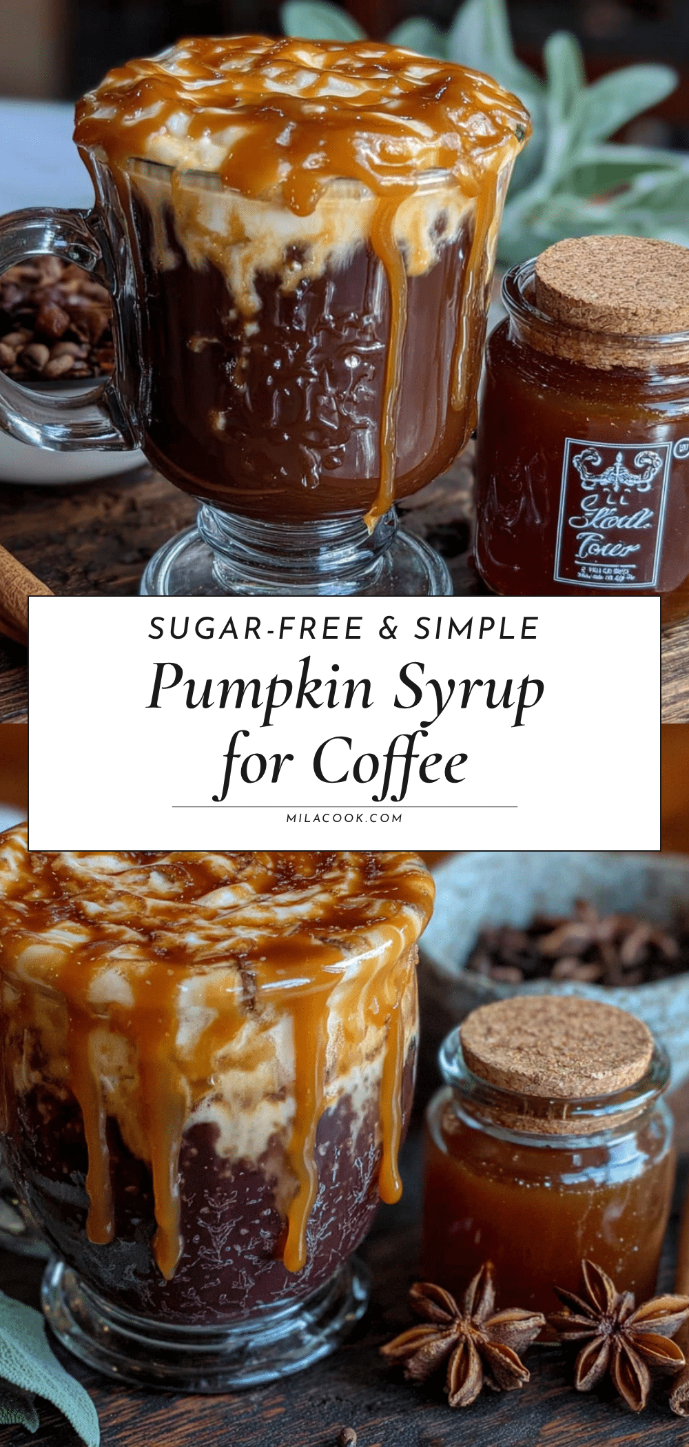 healthy sugar-free pumpkin syrup for coffee recipe