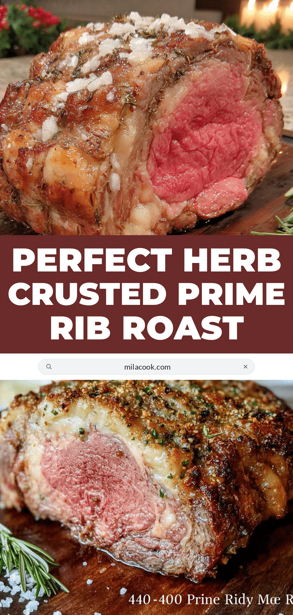 herb-crusted prime rib roast recipe