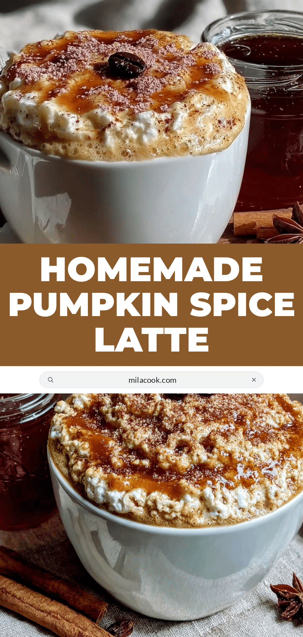 Homemade Pumpkin Spice Latte recipe
