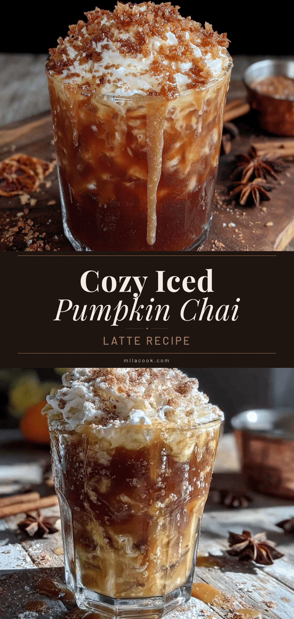 iced pumpkin chai latte recipe