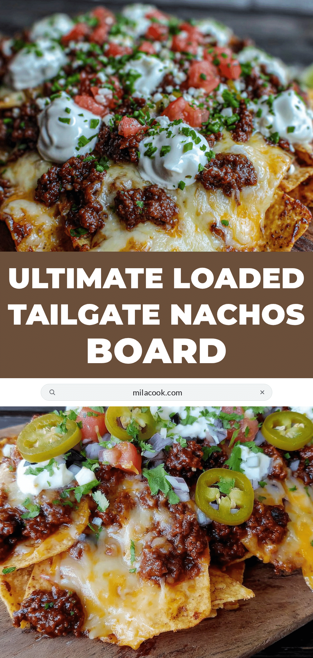 loaded nachos tailgate board recipe