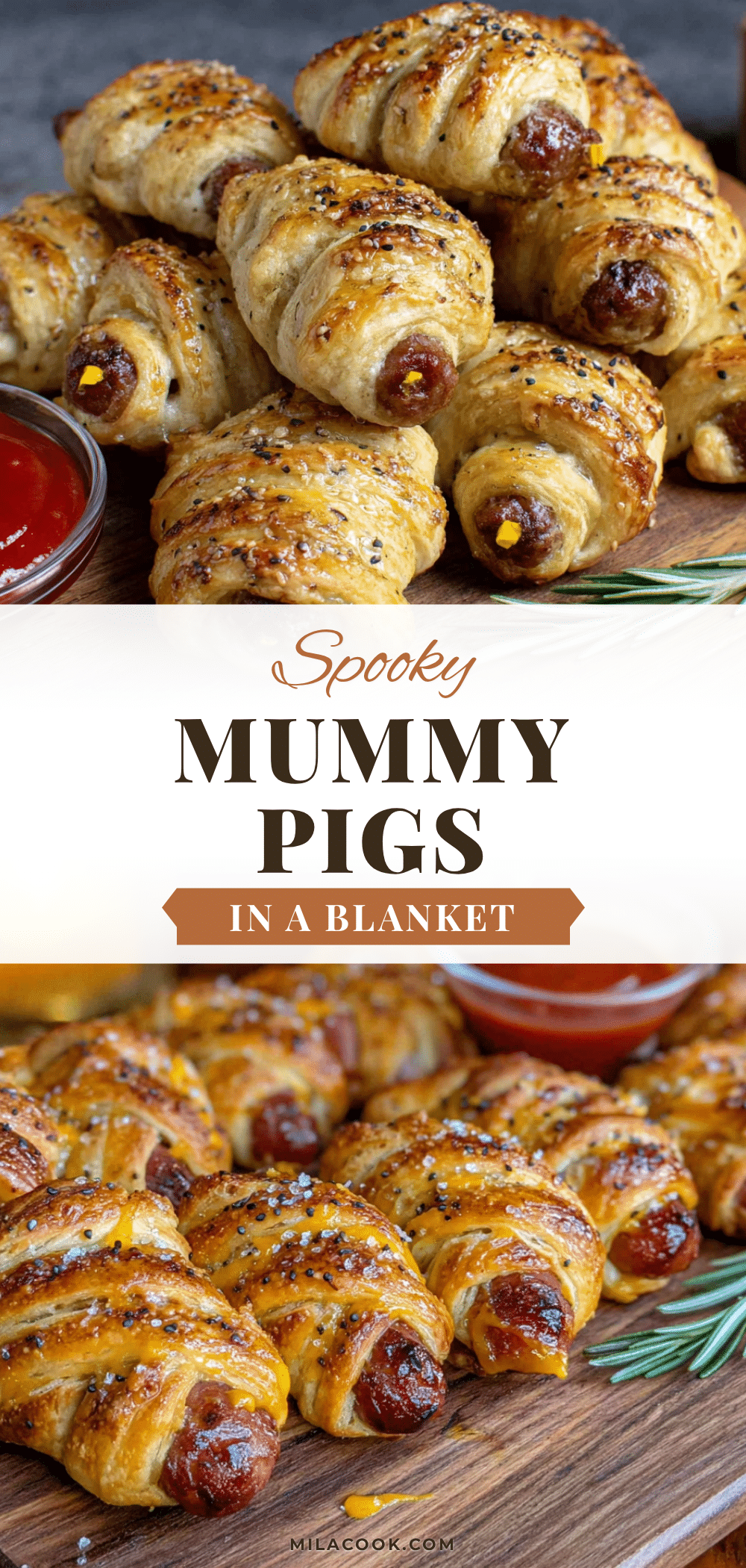spooky mummy pigs in a blanket recipe