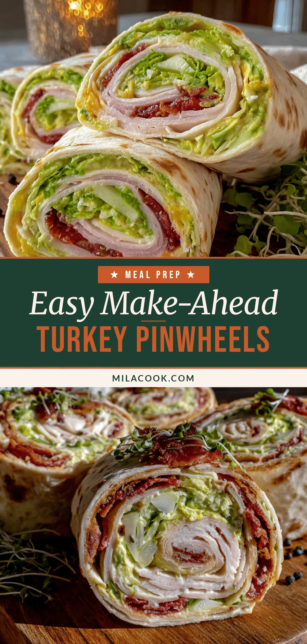 turkey pinwheels recipe