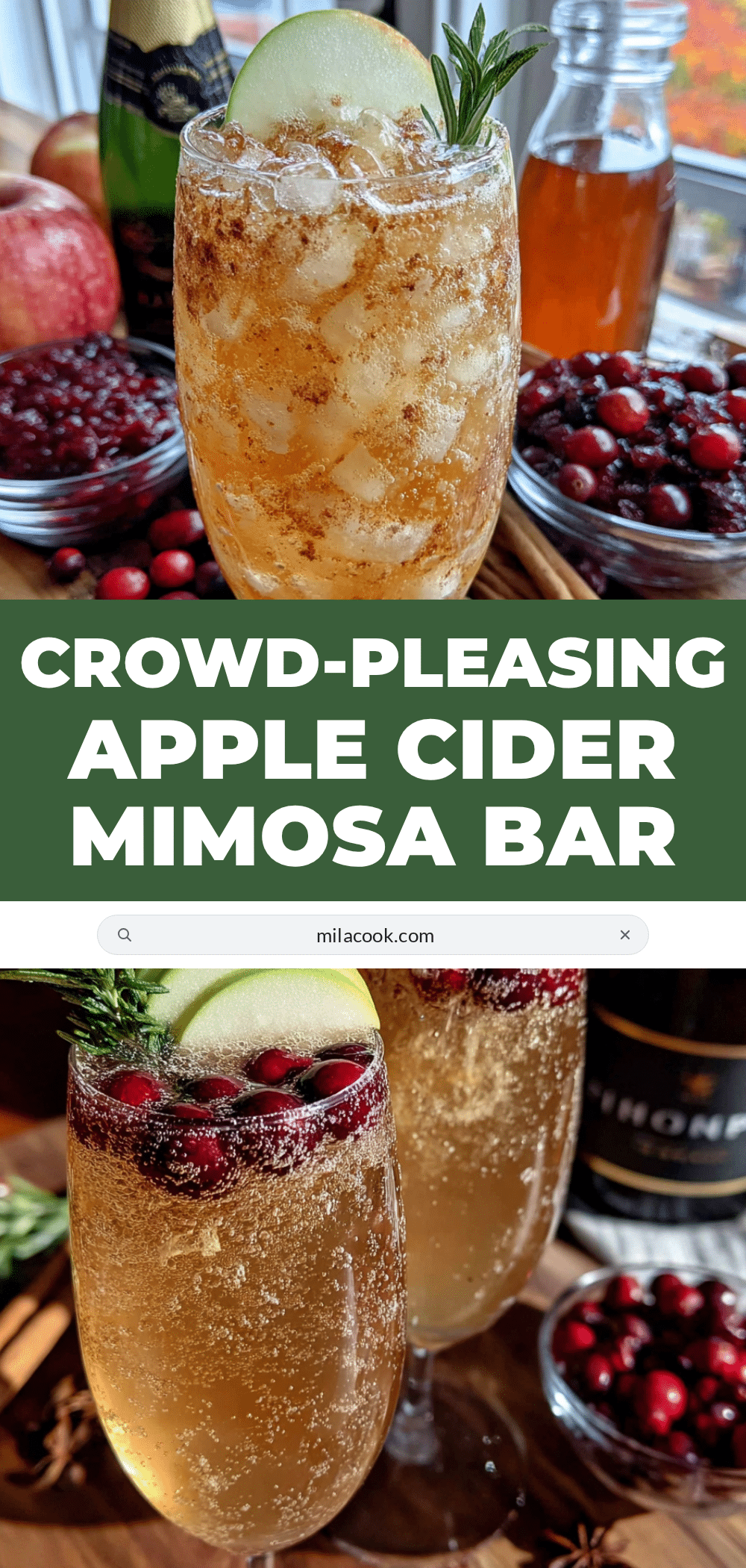 apple cider mimosa bar recipe
