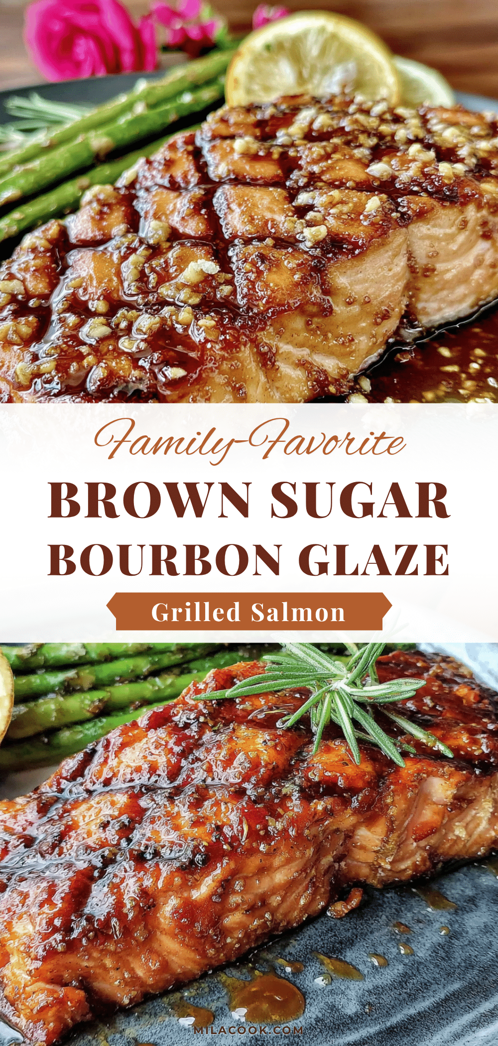 brown sugar bourbon glazed salmon recipe