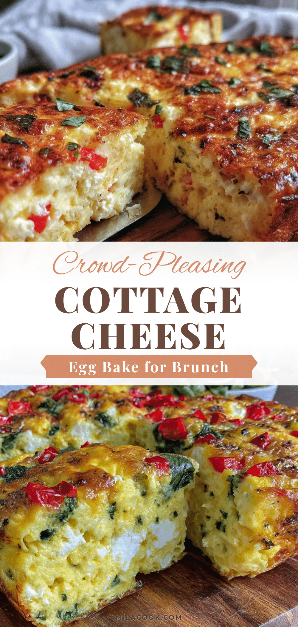 cottage cheese egg bake recipe