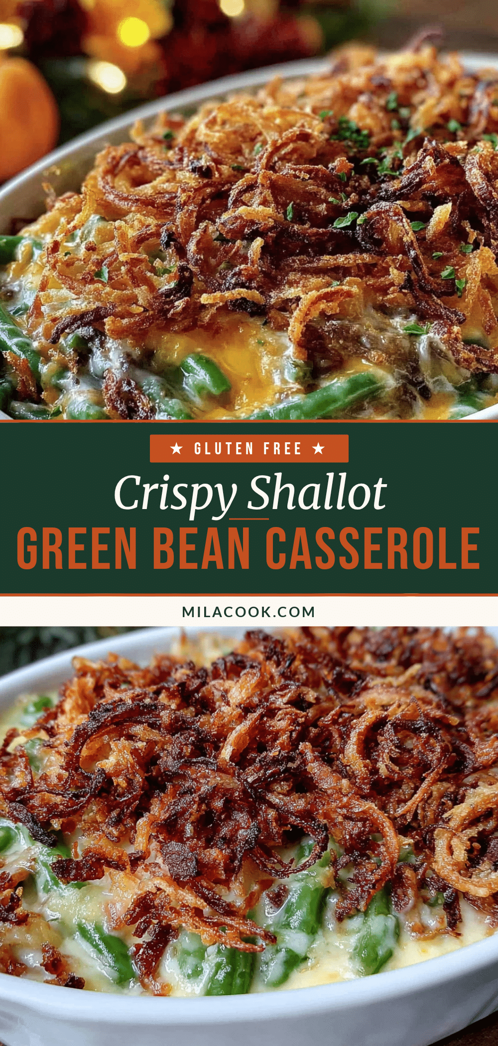 creamy green bean casserole recipe