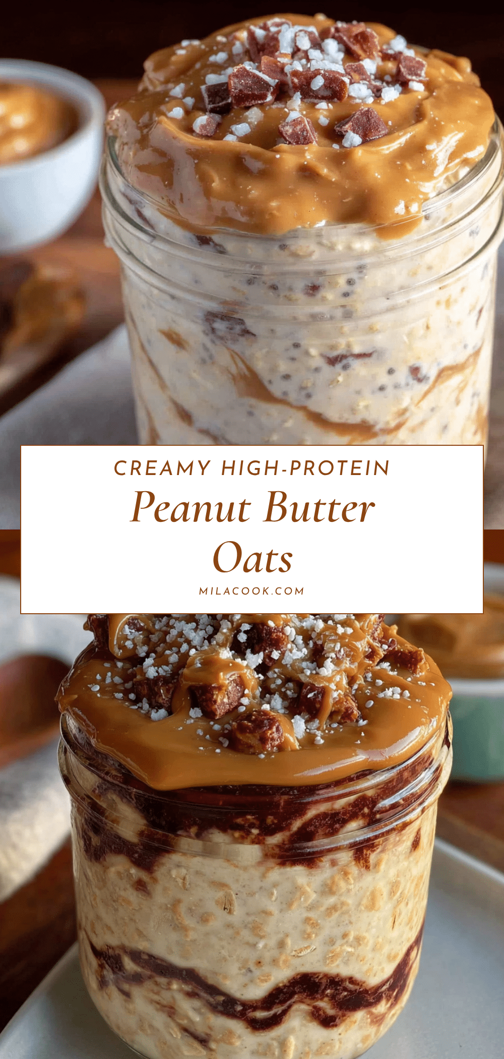 creamy high-protein overnight oats recipe