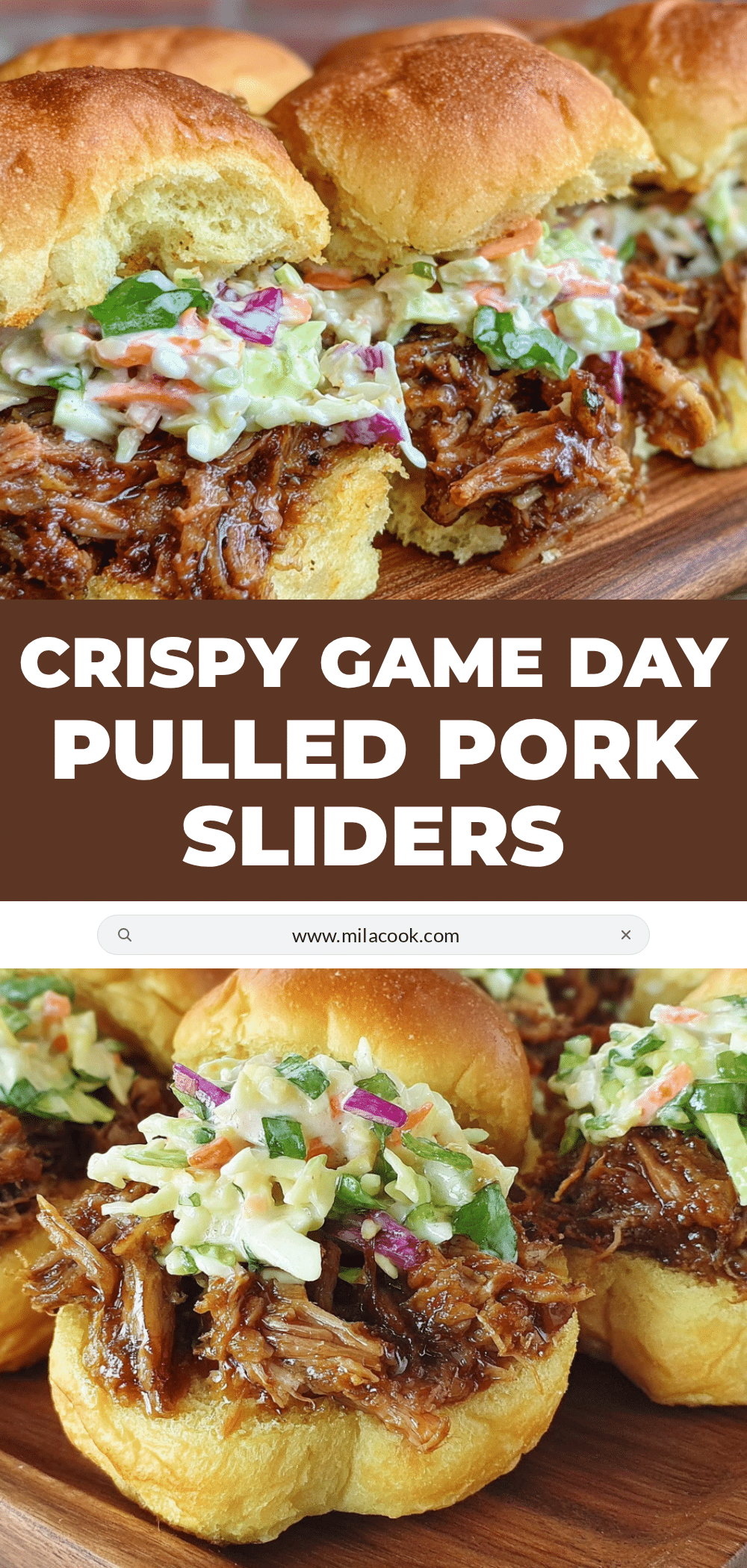 Crispy Game Day Pulled Pork Sliders recipe