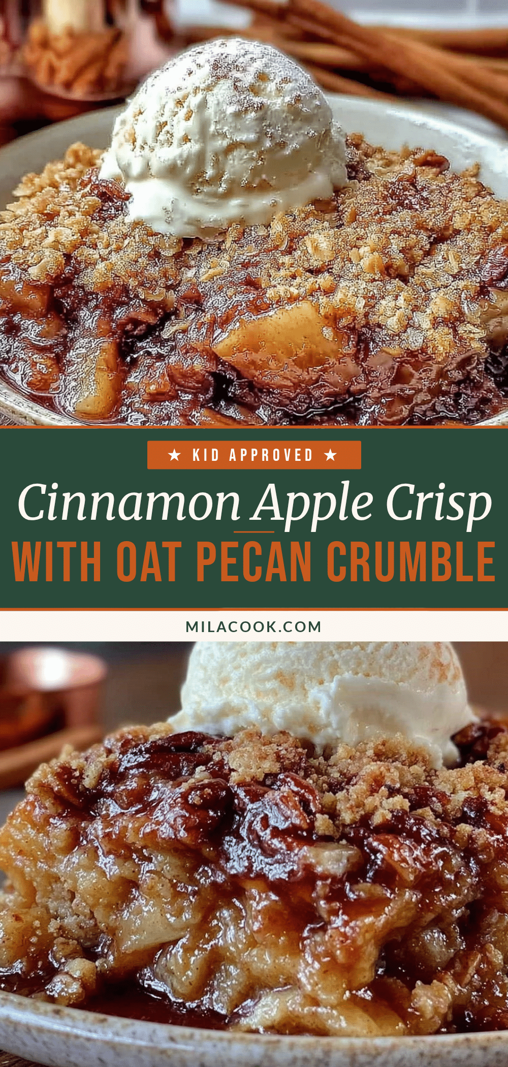 easy kid-approved cinnamon apple crisp recipe recipe
