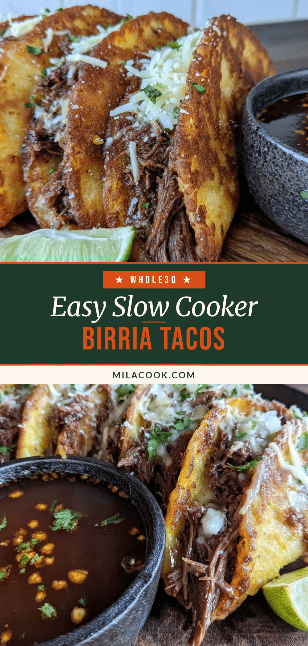 Easy Slow Cooker Birria Tacos recipe