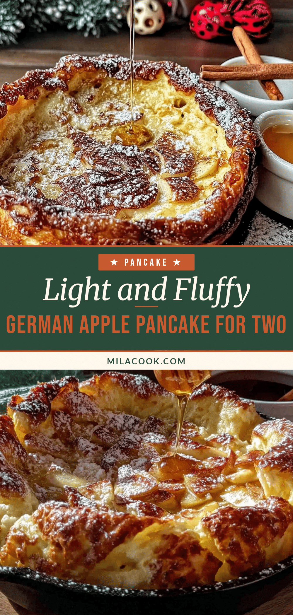 german apple pancake for two recipe