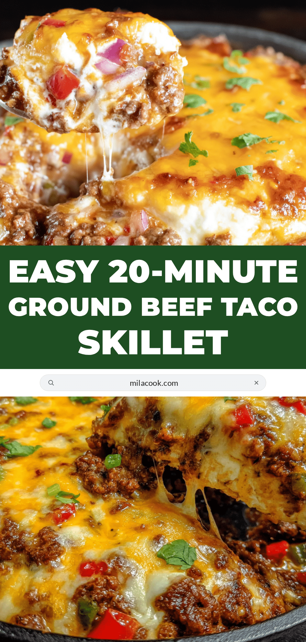 ground beef taco skillet recipe