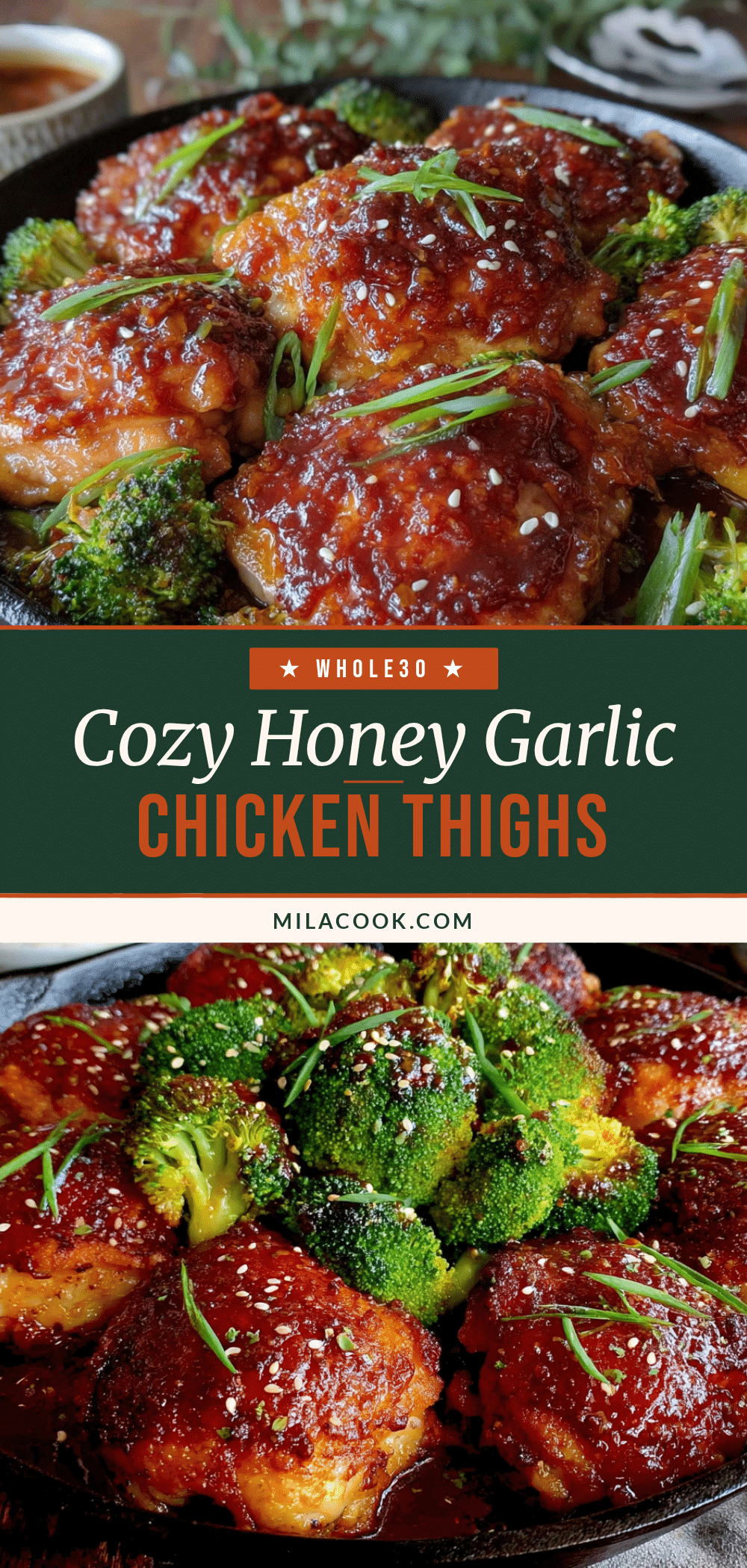 honey garlic chicken thighs recipe