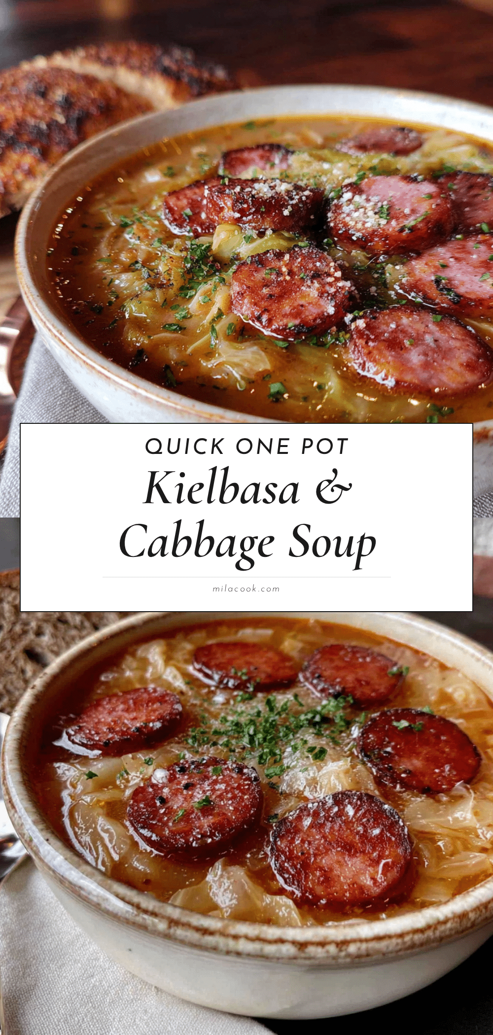 kielbasa cabbage soup recipe