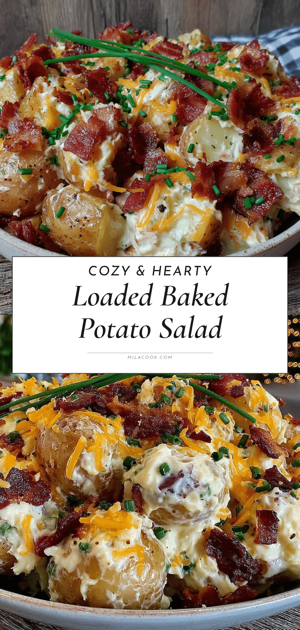loaded baked potato salad with bacon recipe