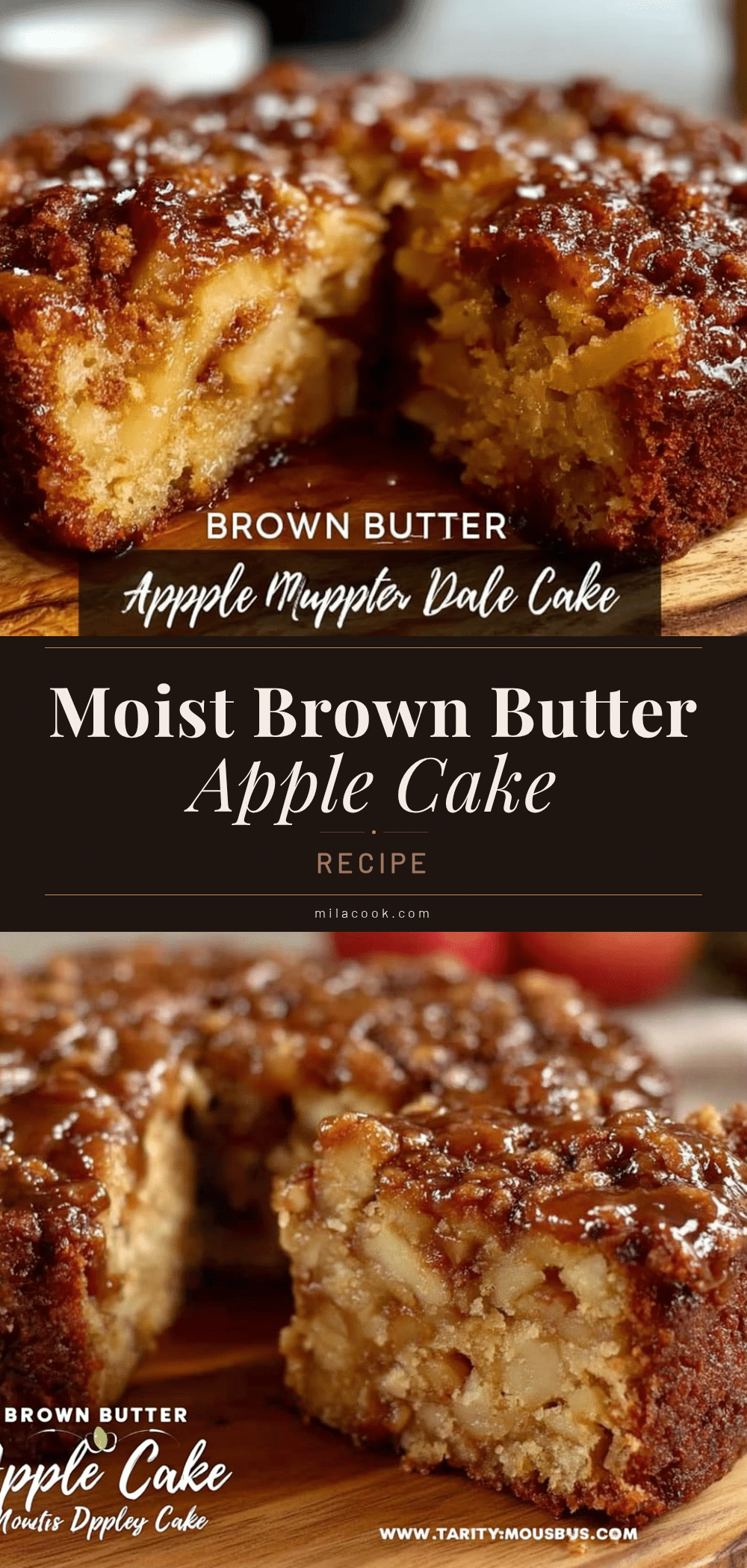 moist brown butter apple dapple cake recipe