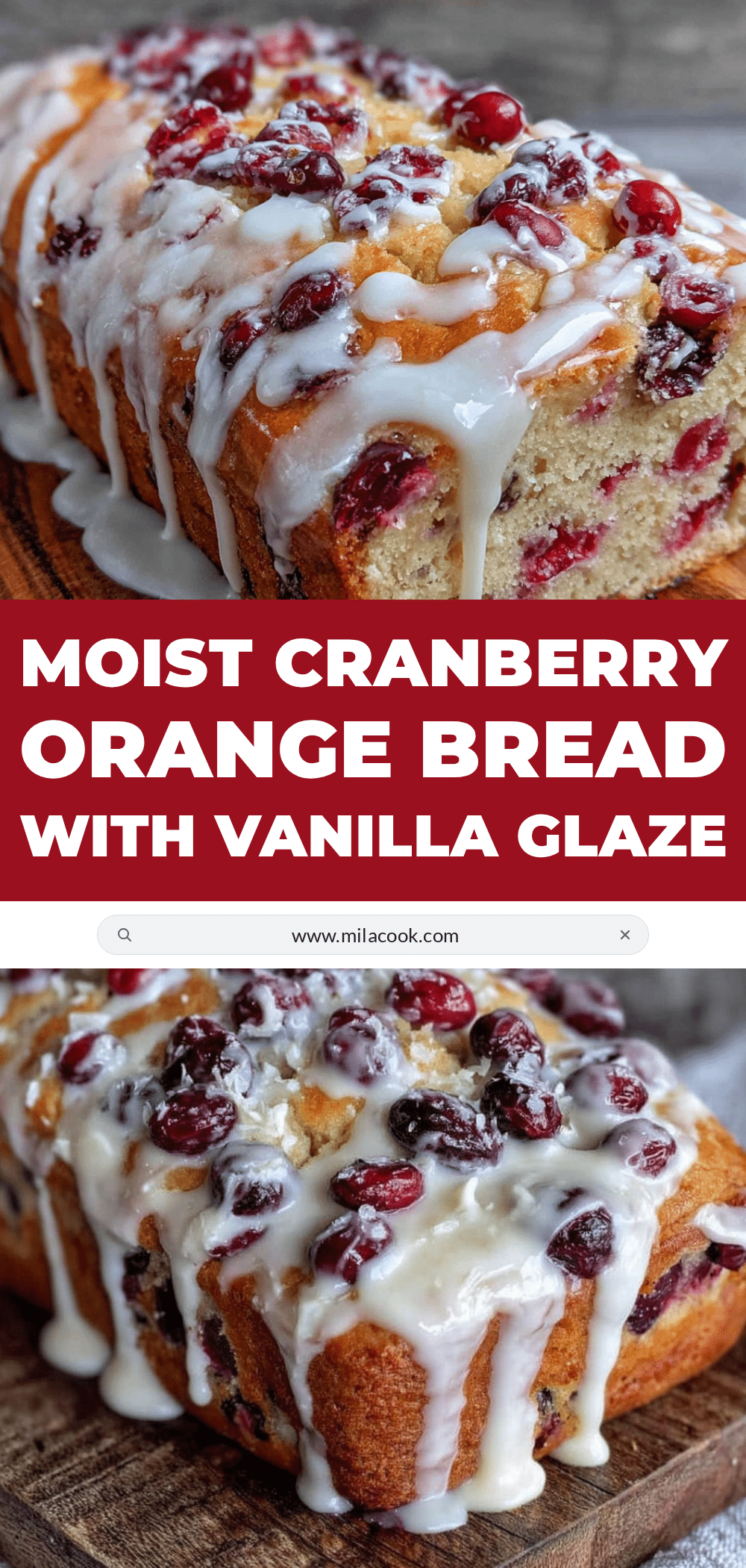 moist cranberry orange bread recipe
