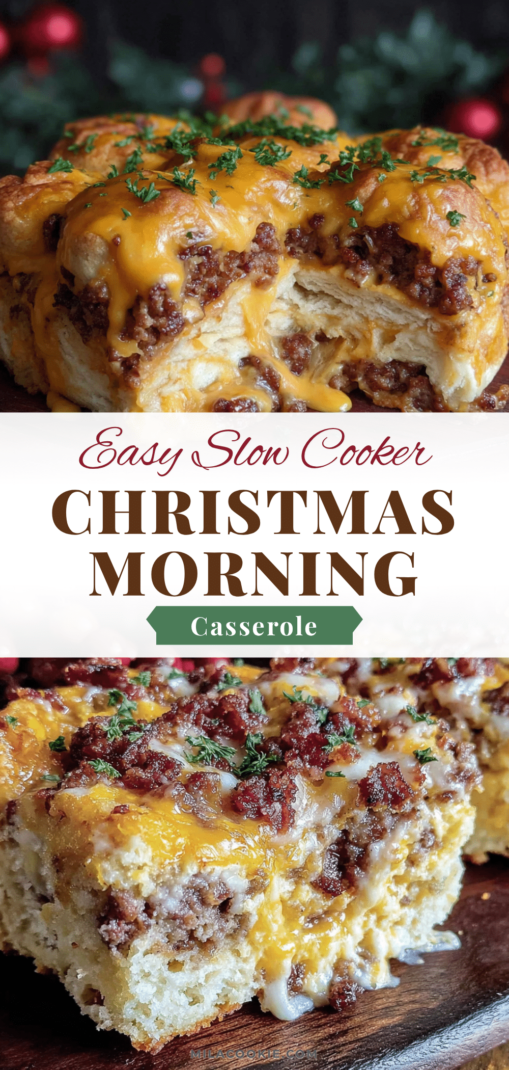 slow cooker christmas morning casserole recipe