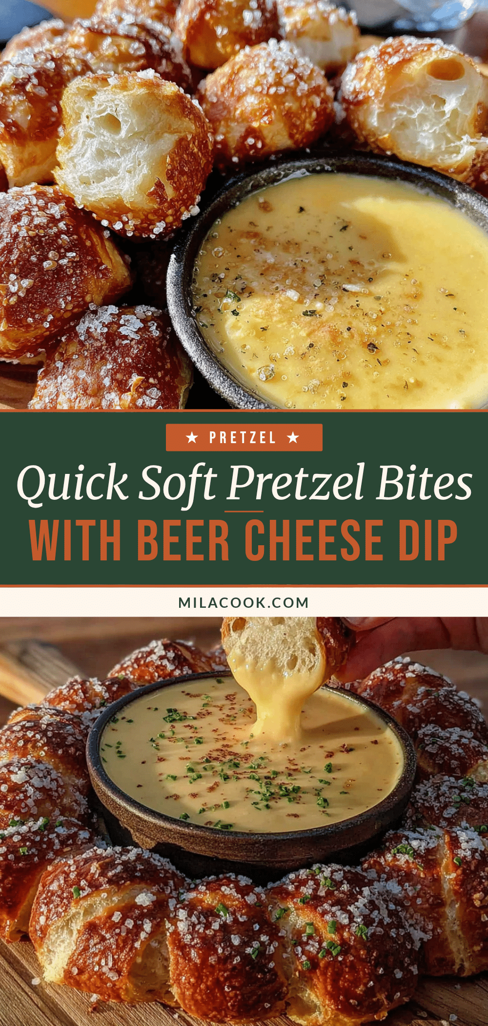 soft pretzel bites recipe
