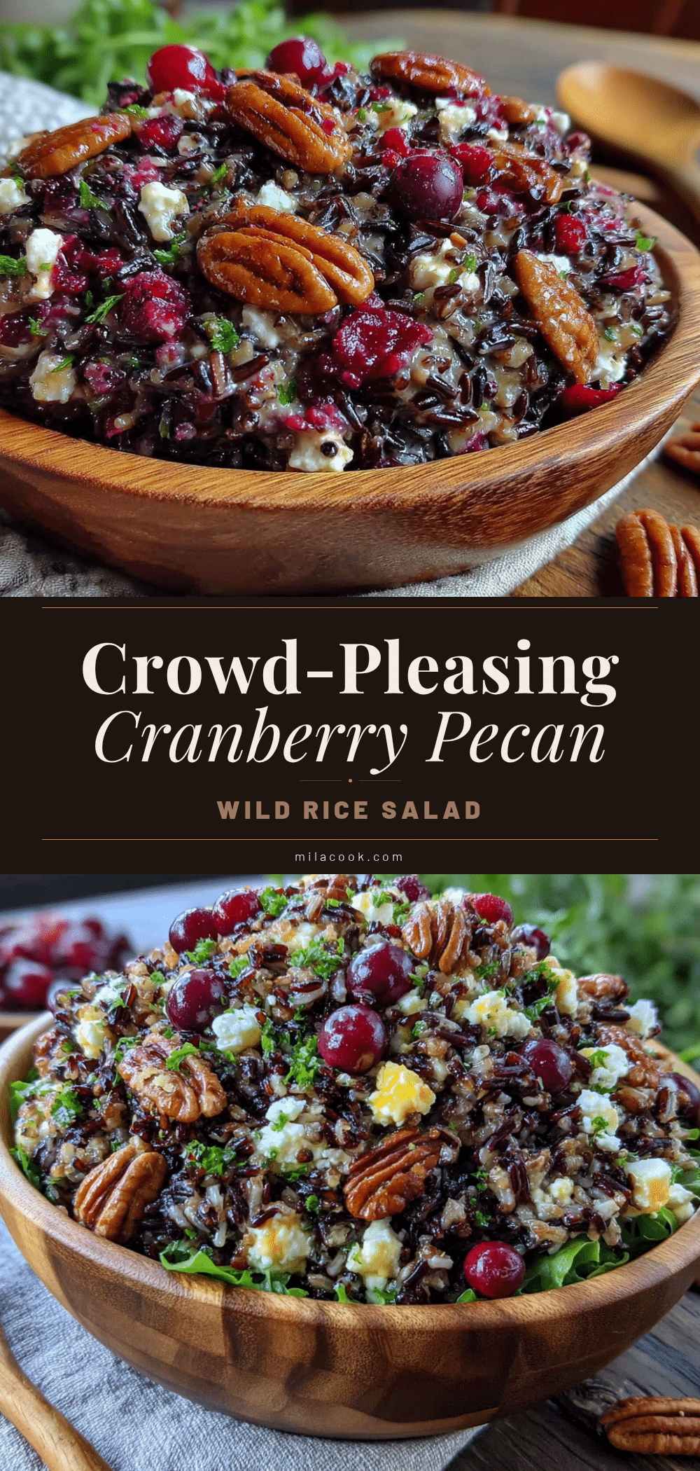 cranberry pecan wild rice salad recipe